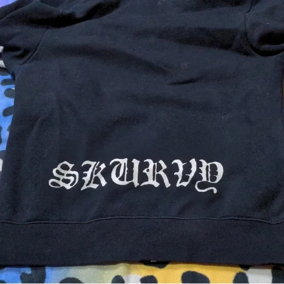 Paul Frank Black Hoodie with Skull Design - Picture 5 of 7